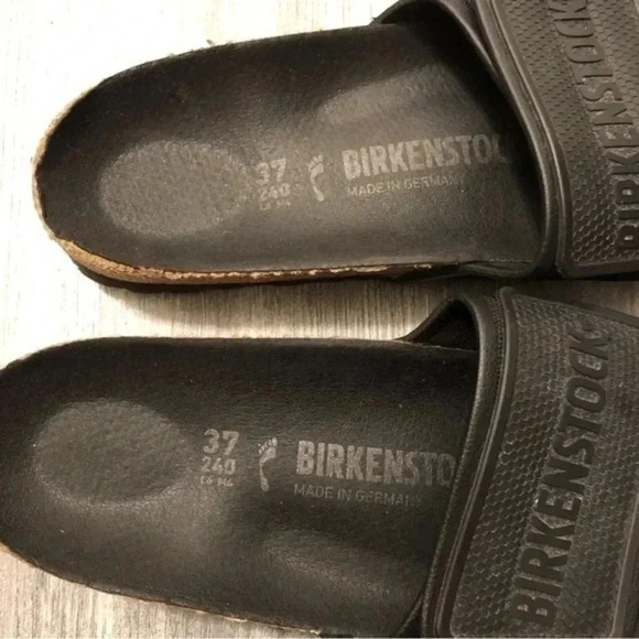 BIRKENSTOCK Tema Black Womens Slide Sandals Slippers Narrow Fit RFSO1E065BK 37 - Picture 9 of 10